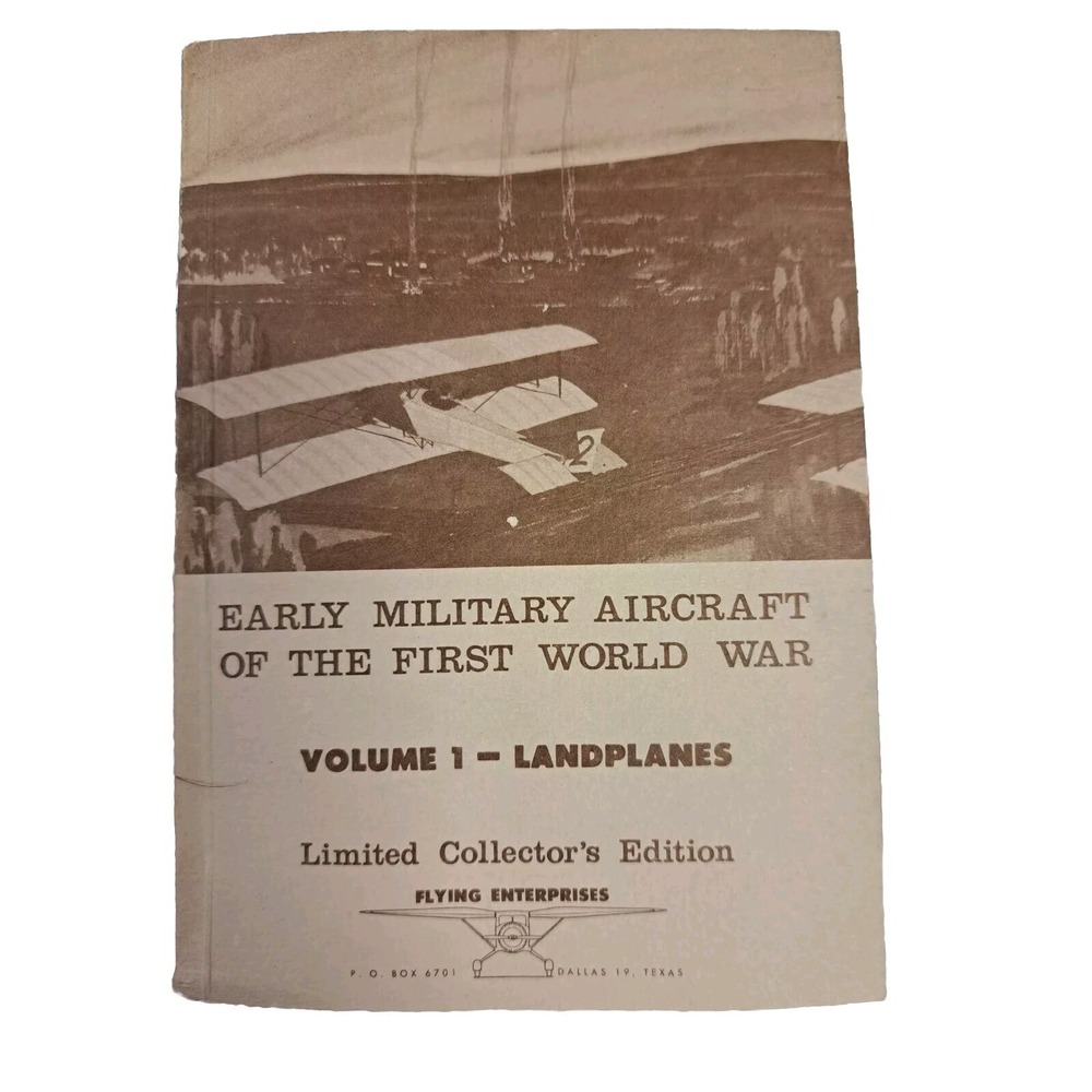 VTG‎ Military Aircraft First World War Book Limited Collectors Edition RARE